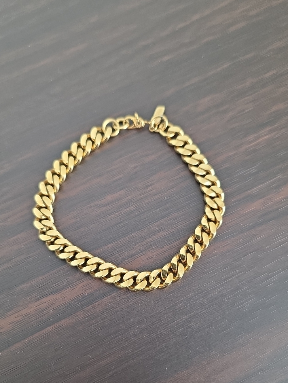 Vintage Signed Monet Cuban Link Bold Timeless Bracelet